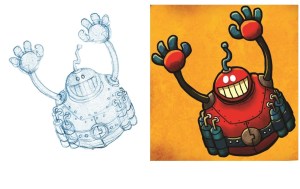 Helimon_Sketch to paint